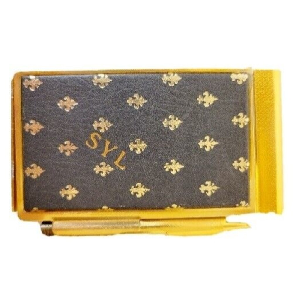 Vintage SYL Pocket Miniature Adres Phone Number Book With Pen